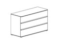 Комод 3 ящ. (MILANO-FLAT)