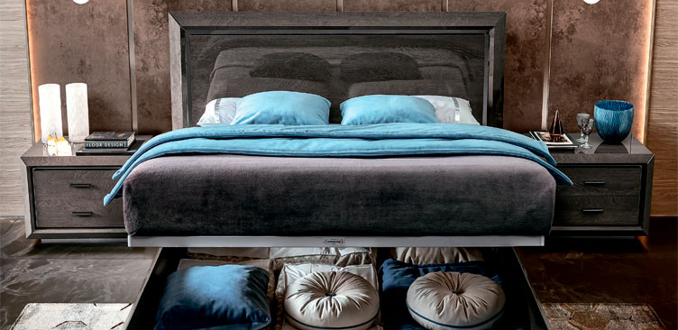 Спальня Elite серебристая береза