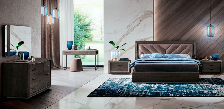 Спальня Elite серебристая береза